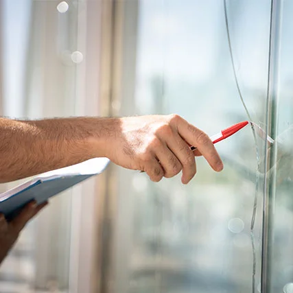 broken glass repair in The Crossings, FL